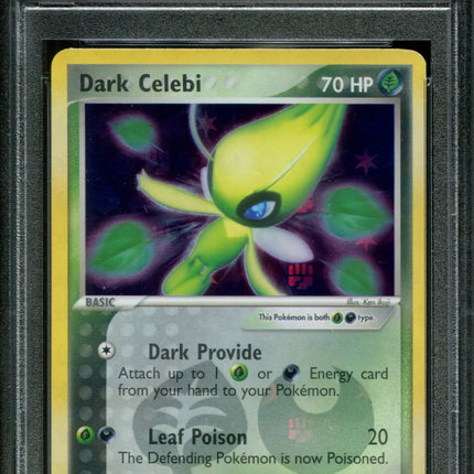 Dark Celebi - 4/101 - PSA 9 - Reverse Holo - Hidden Legends - Pokemon - 64980