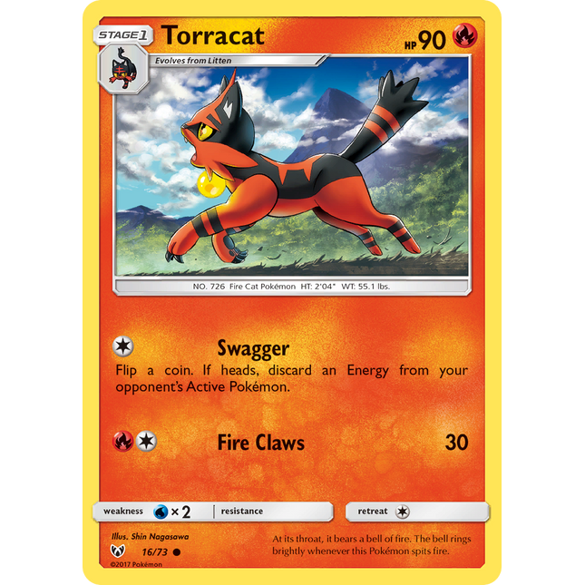 Torracat (16/73) [Sun & Moon: Shining Legends]