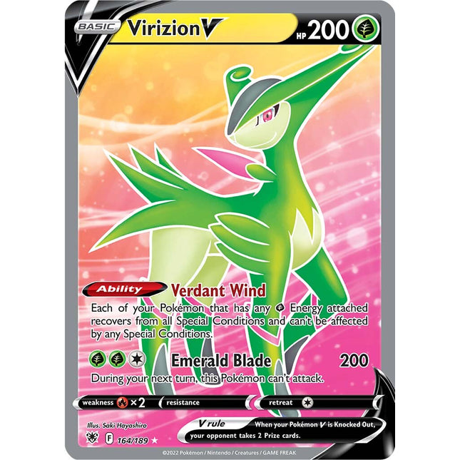 Virizion V (164/189) [Sword & Shield: Astral Radiance]
