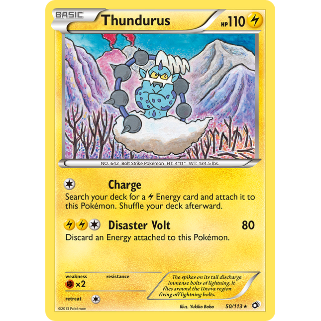 Thundurus (50/113) (Theme Deck Exclusive) [Black & White: Legendary Treasures]