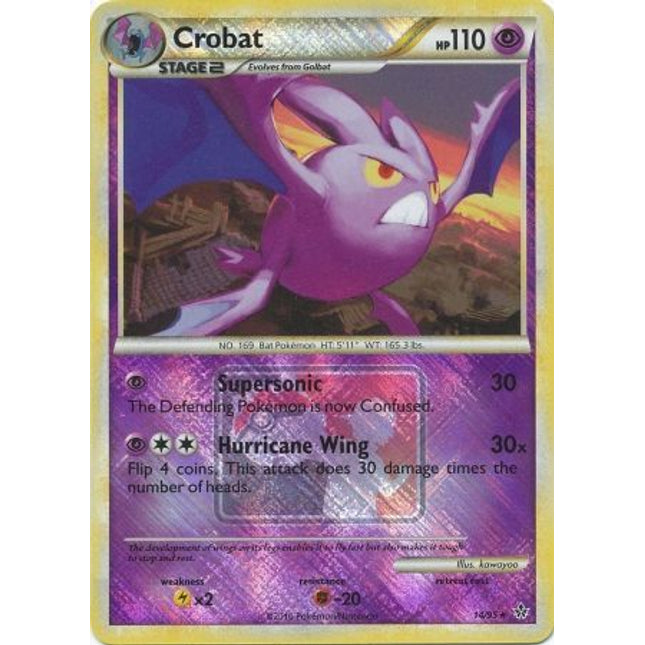 Crobat (14/95) (League Promo) [HeartGold & SoulSilver: Unleashed]