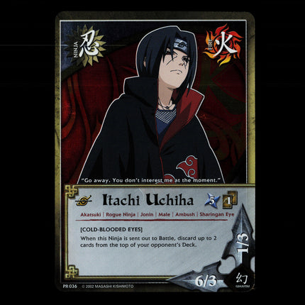 Itachi Uchiha - PR 036 - NM - Foil - Promo - Naruto CCG - E1-1
