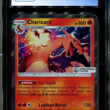Charizard - 080/SM-P - CGC 10 - Sun & Moon Promos - Indonesian - Upnormal Coffee - Pokemon - 94131