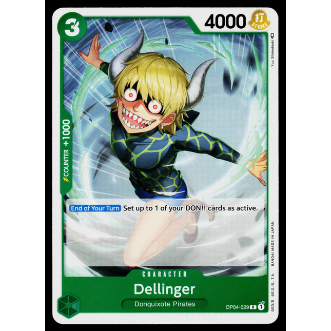 Dellinger - OP04-029 - NM - Common - English OP04 - One Piece TCG
