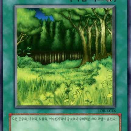 Forest - LOB-K046 - Korean - Yu-Gi-Oh - Near Mint - Common - Legend of Blue Eyes White Dragon