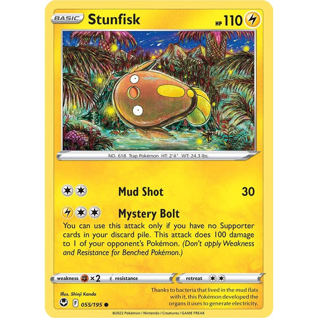 Stunfisk (055/195) [Sword & Shield: Silver Tempest]