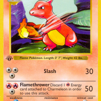Charmeleon (24/102) (Shadowless) [Base Set 1st Edition]