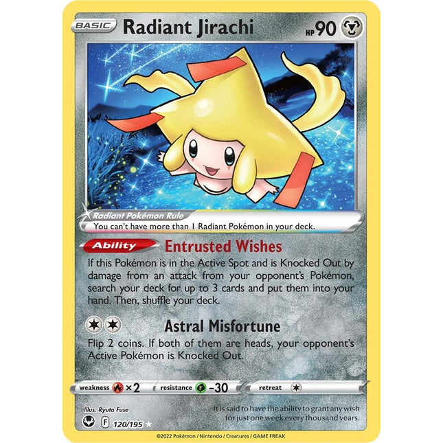 Radiant Jirachi (120/195) [Sword & Shield: Silver Tempest]