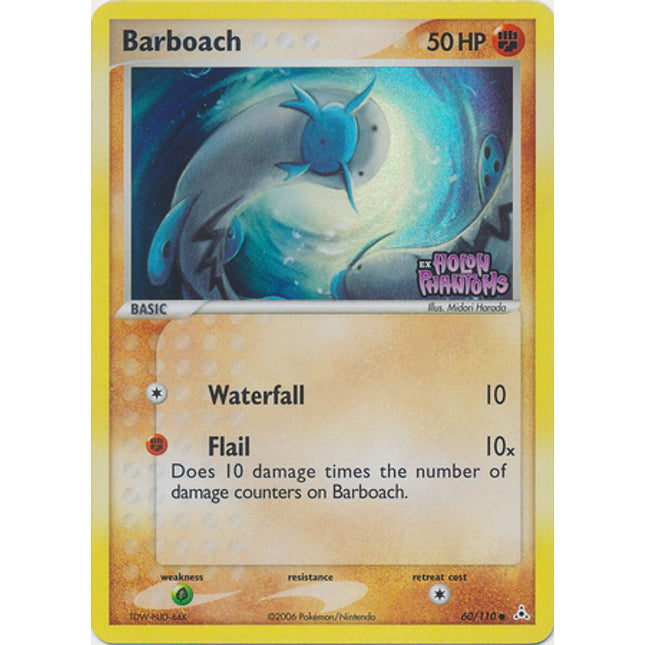 Barboach (60/110) (Stamped) [EX: Holon Phantoms]