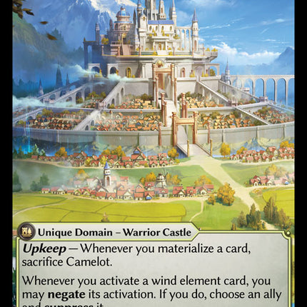 Camelot, Impenetrable - DOA 1st EN-204 - Super Rare - Near Mint - Non-Foil - Grand Archive TCG