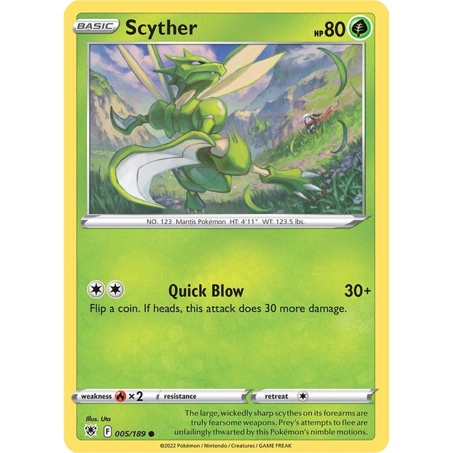 Scyther (005/189) [Sword & Shield: Astral Radiance]