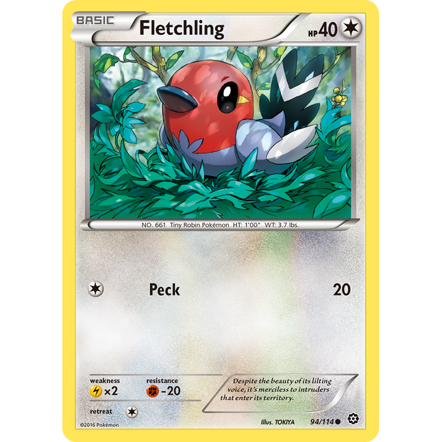 Fletchling (94/114) [XY: Steam Siege]