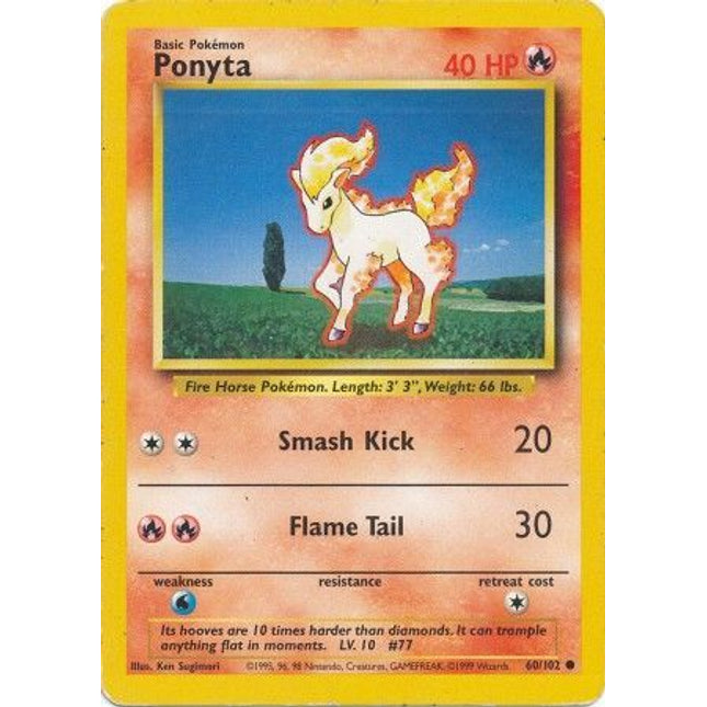 Ponyta (60/102) [Base Set]