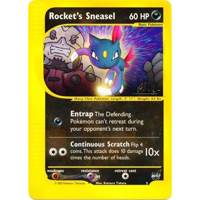 Rocket's Sneasel (5) (Winner) [Best of Promos]