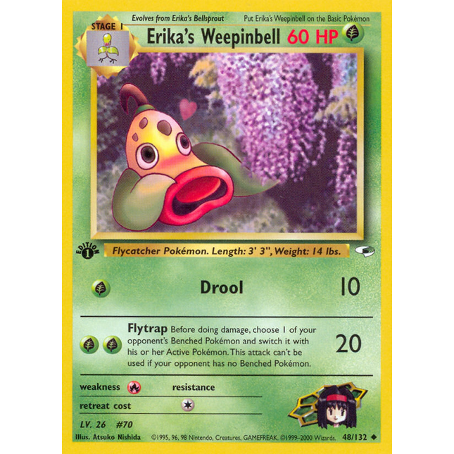 Erika's Weepinbell (48/132) [Gym Heroes 1st Edition]