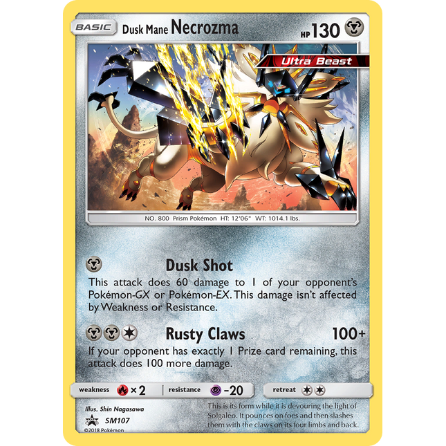 Dusk Mane Necrozma [SM Black Star Promos]