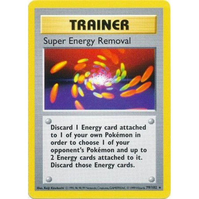 Super Energy Removal (79/102) [Base Set (Shadowless)]