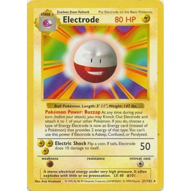 Electrode (21/102) [Base Set (Shadowless)]