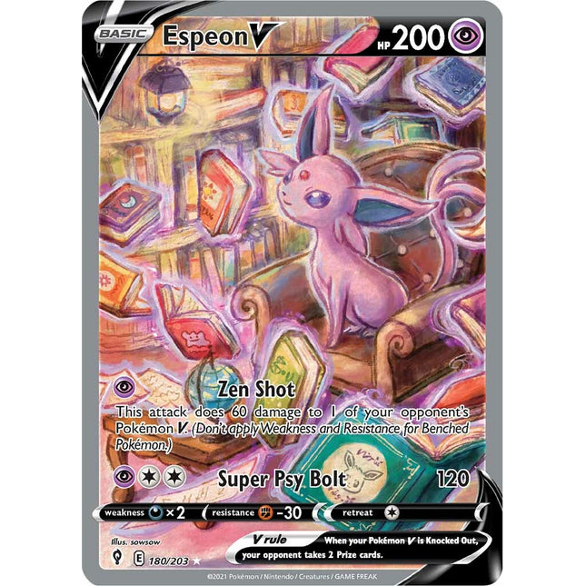 Espeon V (180/203) [Sword & Shield: Evolving Skies]