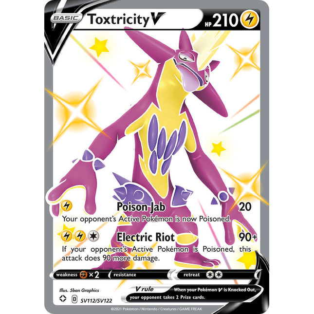 Toxtricity V (SV112/SV122) [Sword & Shield: Shining Fates]