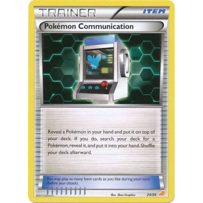 Pokemon Communication (24/30) [Black & White: Trainer Kit - Excadrill]