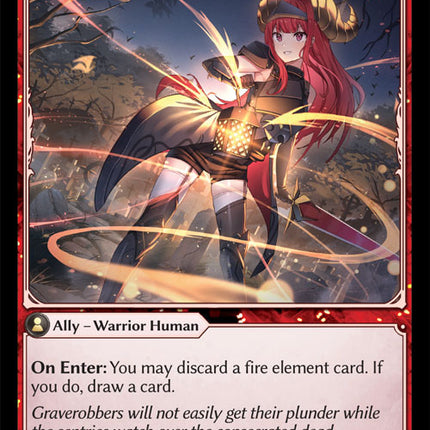 Cemetery Sentry - DOA Alter EN-122 - Rare - Near Mint - Foil - Grand Archive TCG