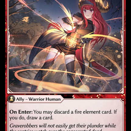 Cemetery Sentry - DOA 1st EN-122 - Rare - Near Mint - Foil - Grand Archive TCG