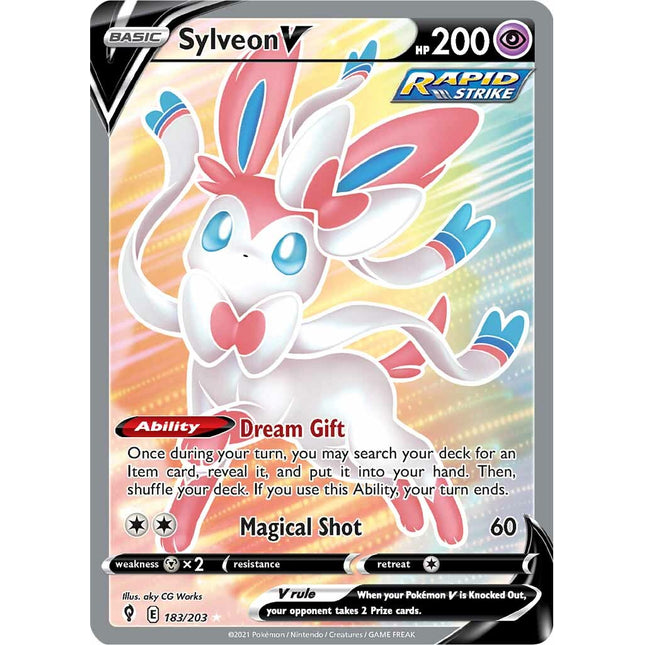 Sylveon V (183/203) [Sword & Shield: Evolving Skies]