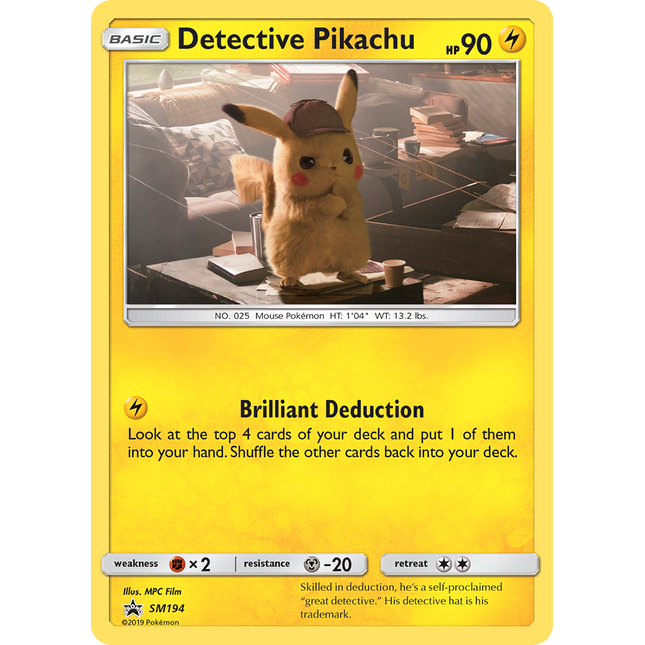 Detective Pikachu (SM194) [Sun & Moon: Black Star Promos]