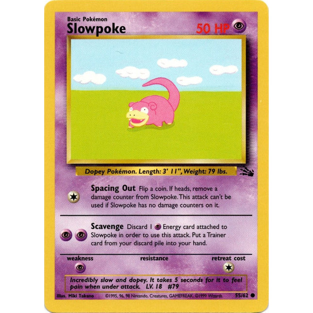 Slowpoke (55/62) [Fossil Unlimited]