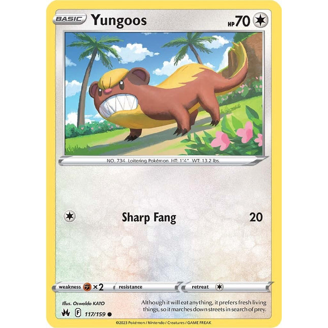Yungoos (117/159) [Sword & Shield: Crown Zenith]