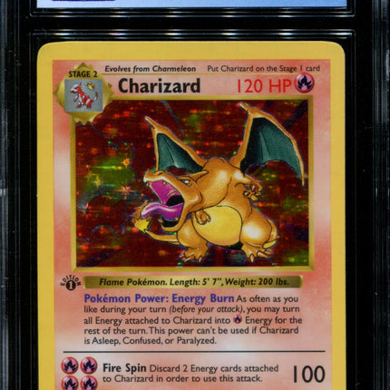 Charizard - 4/102 - 1st Edition - CGC 6.5 - Base Set - Holo - 21001