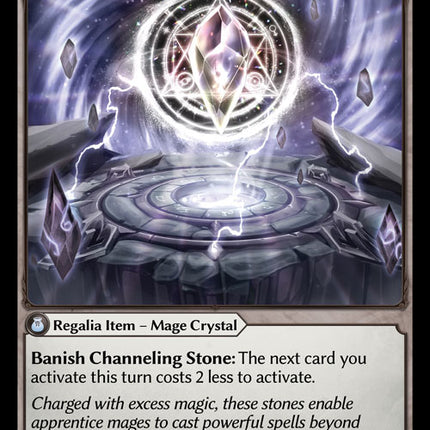Channeling Stone - DOA 1st EN-028 - Rare - Near Mint - Non-Foil - Grand Archive TCG