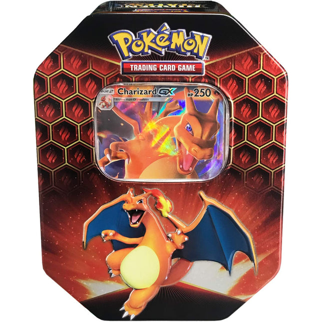 Charizard GX - Hidden Fates Tin - 4 Packs + Promo - Sealed - New