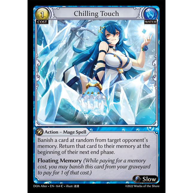 Chilling Touch - DOA Alter EN-164 - Common - Near Mint - Foil - Grand Archive TCG