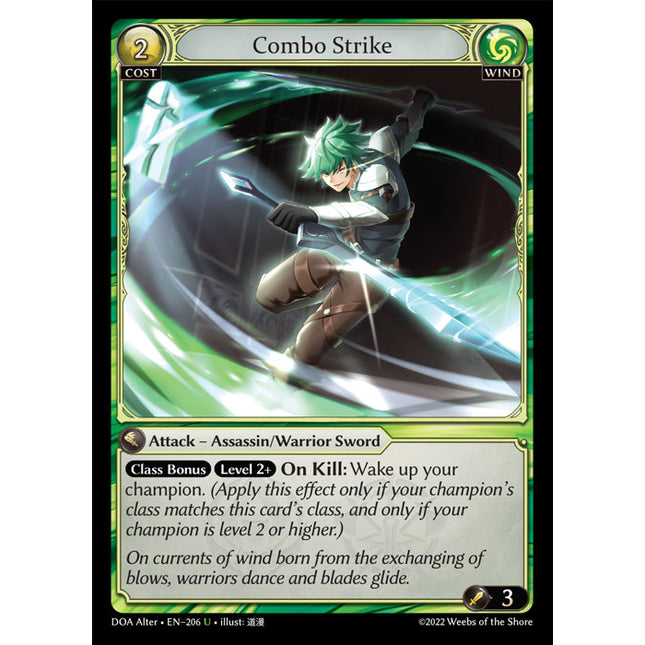 Combo Strike - DOA Alter EN-206 - Uncommon - Near Mint - Foil - Grand Archive TCG