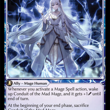 Conduit of the Mad Mage - DOA Alter EN-243 - Rare - Near Mint - Foil - Grand Archive TCG