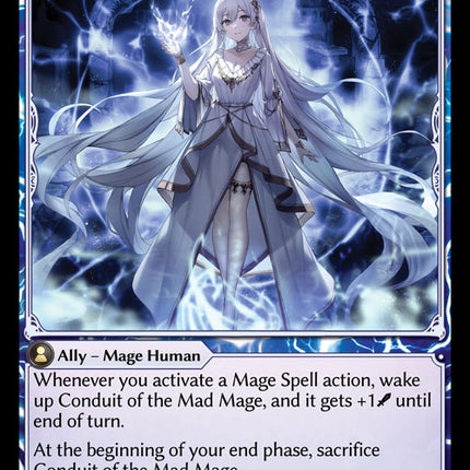 Conduit of the Mad Mage - DOA 1st EN-243 - Rare - Near Mint - Foil - Grand Archive TCG