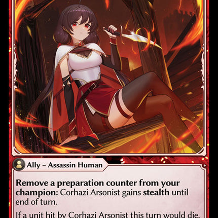 Corhazi Arsonist - FTC EN-051 - x1 - UC - NM - Foil - Grand Archive TCG