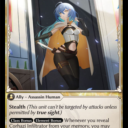 Corhazi Infiltrator - DOA Alter EN-257 - Rare - Near Mint - Foil - Grand Archive TCG