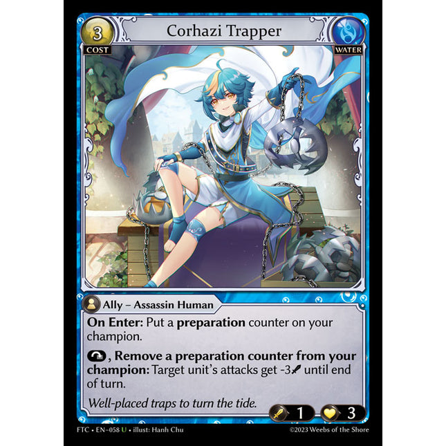 Corhazi Trapper - FTC EN-058 - x1 - UC - NM - Foil - Grand Archive TCG