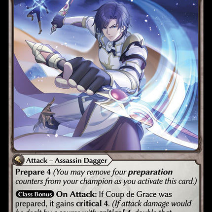 Coup de Grace - DOA 1st EN-077 - Super Rare - Near Mint - Foil - Grand Archive TCG