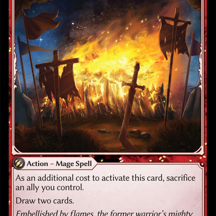 Cremation Ritual - DOA Alter EN-126 - Common - Near Mint - Foil - Grand Archive TCG