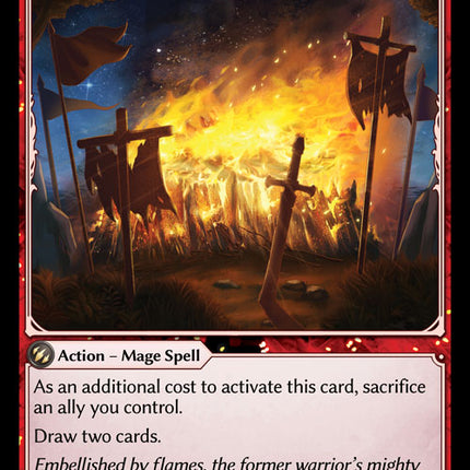 Cremation Ritual - DOA 1st EN-126 - Common - Near Mint - Foil - Grand Archive TCG