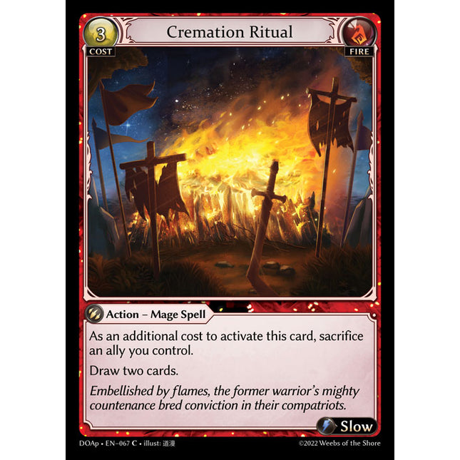 Cremation Ritual - DOAp-067 - Common - Near Mint - Non-Foil - Grand Archive TCG