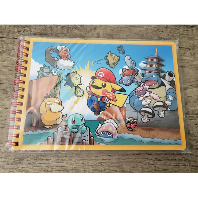 Pikachu & Mario - Special Edition Spiral Notebook - Pokemon