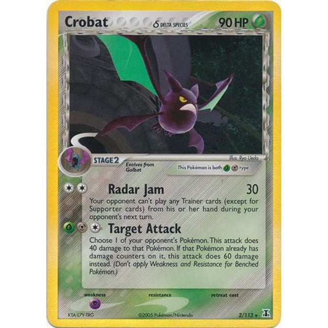 Crobat (2/113) (Delta Species) (Stamped) [EX: Delta Species]
