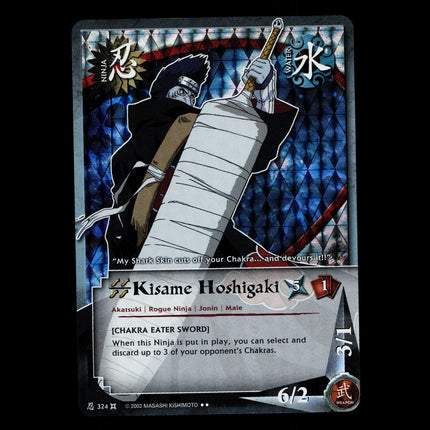 Kisame Hoshigaki - 324 - NM - 1st Edition - Foil - Naruto CCG - D3-47
