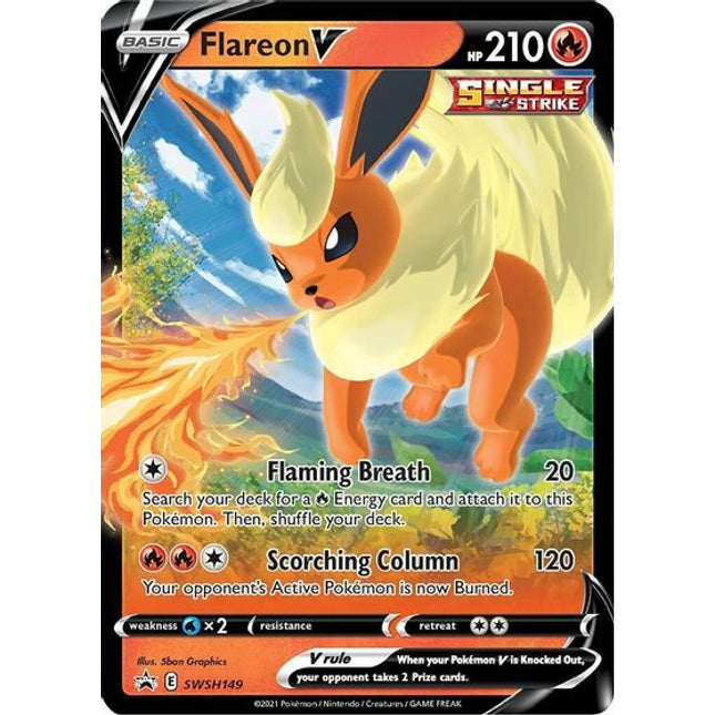 Flareon V (SWSH149) [Sword & Shield: Black Star Promos]