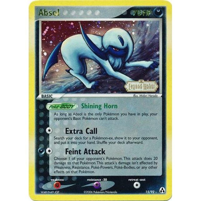 Absol (15/92) (Stamped) [EX: Legend Maker]